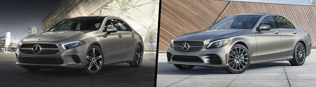 2021 Mercedes-Benz A-Class vs 2021 Mercedes-Benz C-Class
