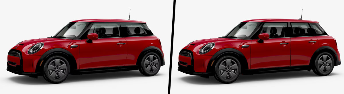 2024 MINI Cooper S Hardtop 2 Door vs 2024 MINI Cooper S Hardtop 4 Door