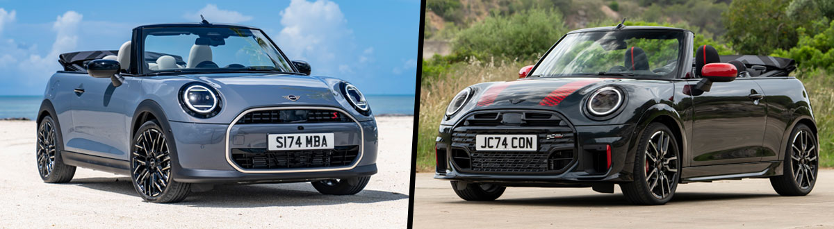 2026 MINI Cooper S Convertible vs 2026 MINI JCW Convertible
