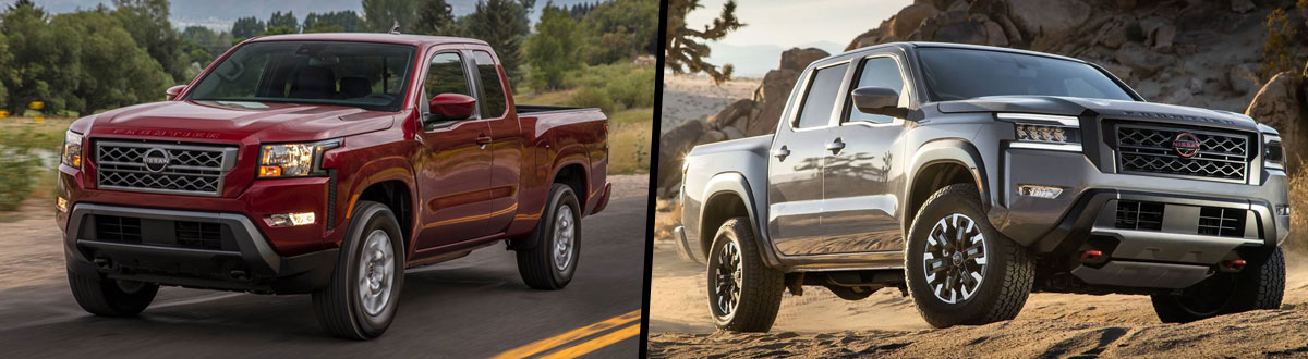 2023 Nissan Frontier SV vs 2023 Nissan Frontier PRO-X