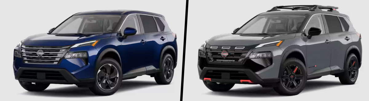 2025 Nissan Rogue SV vs 2025 Nissan Rogue Rock Creek