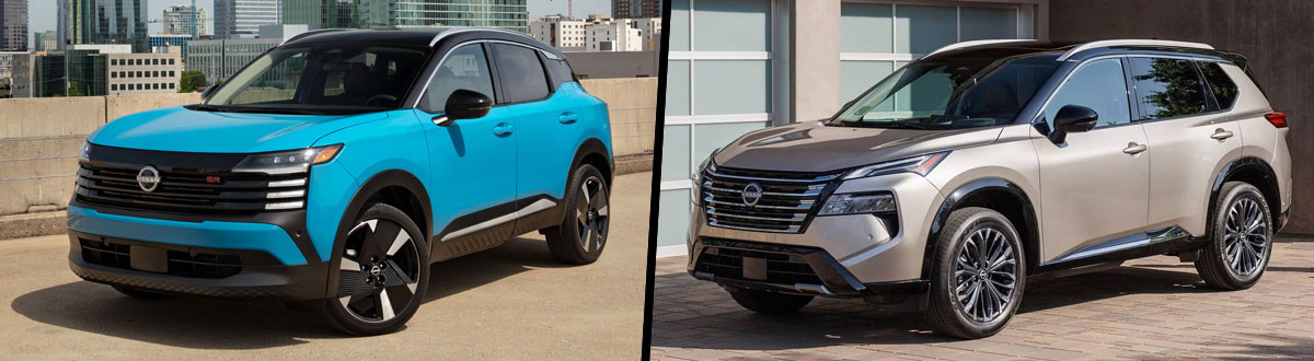 2026 Nissan Kicks vs 2026 Nissan Rogue