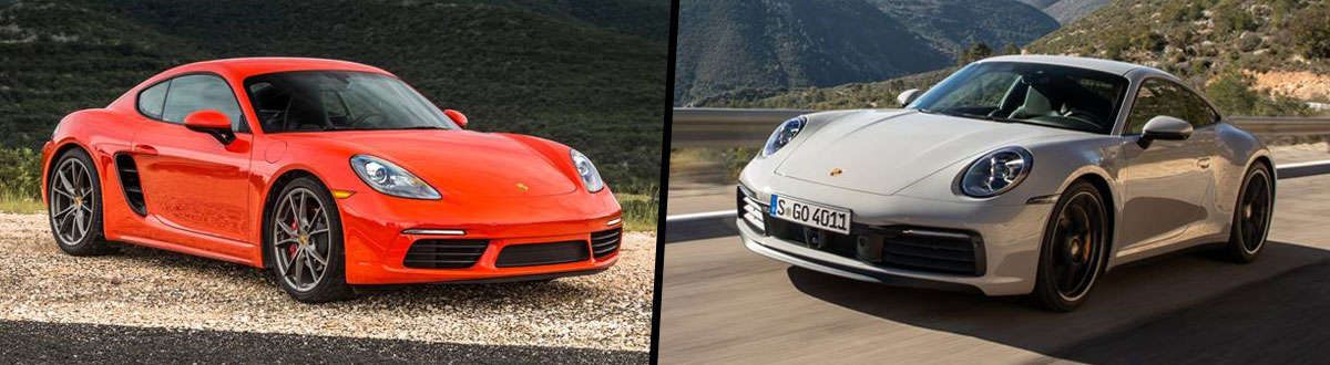 2020 Porsche 718 Cayman vs 2020 Porsche 911 Comparison | Brentwood TN