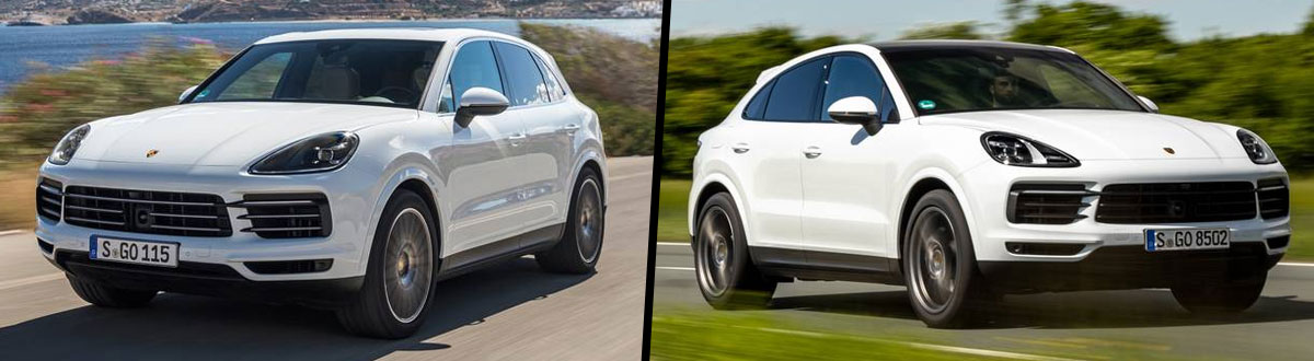 2020 Porsche Cayenne vs. 2020 Cayenne Coupe