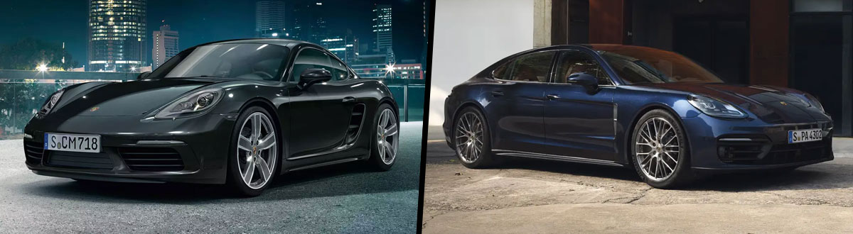 2021 Porsche 718 Cayman vs 2021 Porsche Panamera