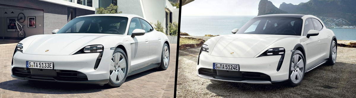 2021 Porsche Taycan vs. Taycan Cross Turismo