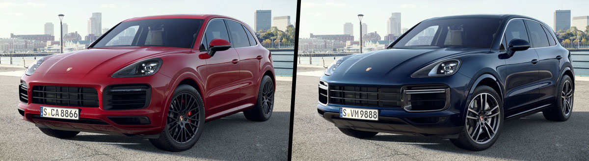 2022 Porsche Cayenne GTS vs 2022 Porsche Cayenne Turbo