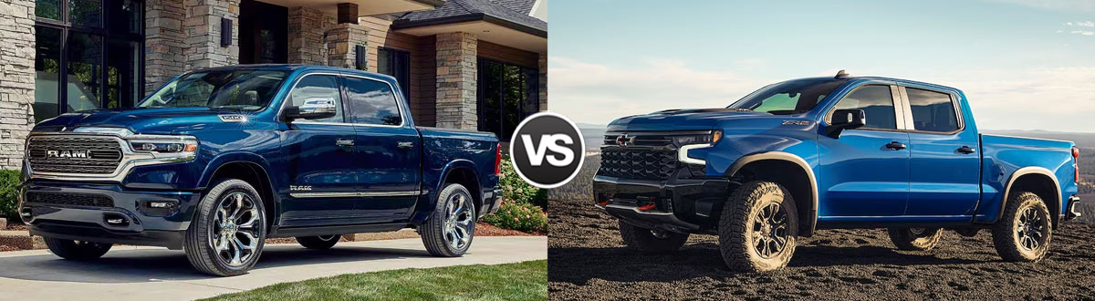2023 RAM 1500 vs 2023 Chevrolet Silverado 1500