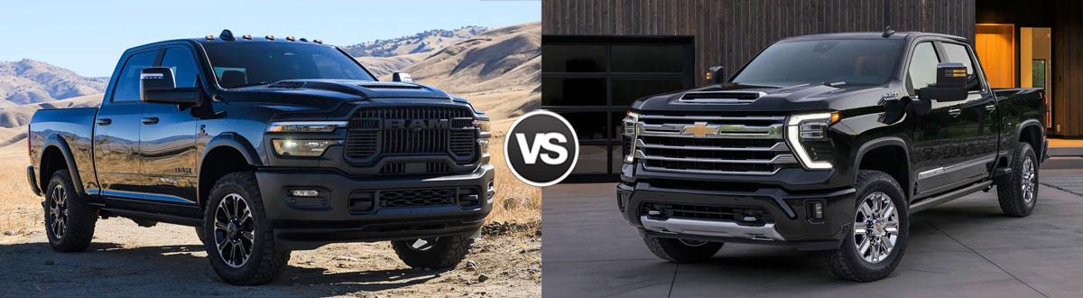 2025 RAM 2500 vs 2025 Chevrolet Silverado 2500 HD