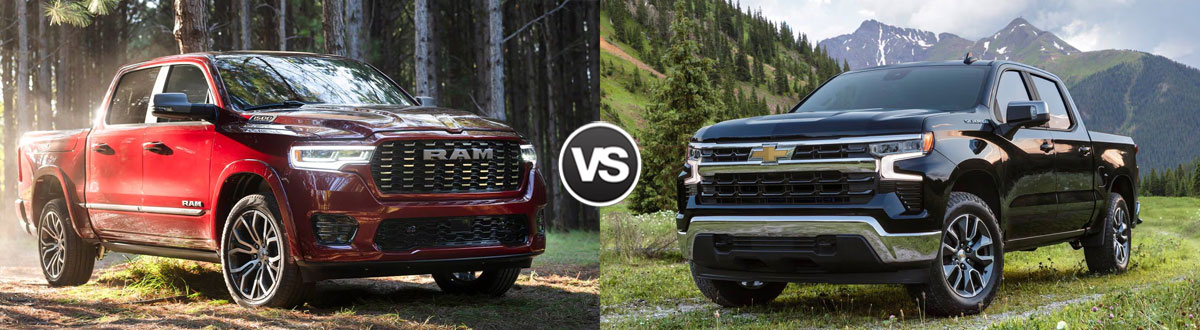 2026 RAM 1500 vs 2026 Chevy Silverado 1500