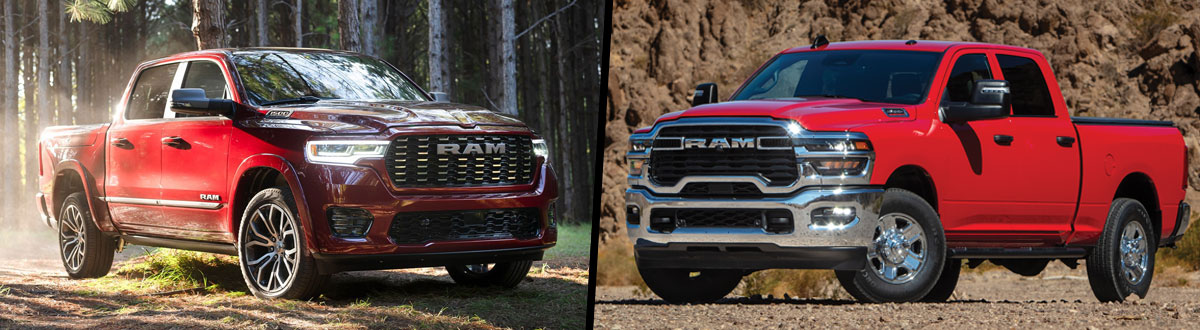 2026 RAM 1500 vs 2026 RAM 2500