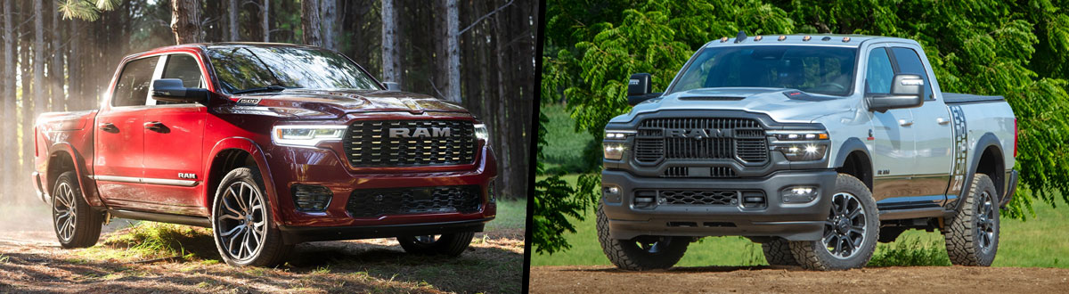 2027 RAM 1500 vs 2027 RAM 2500