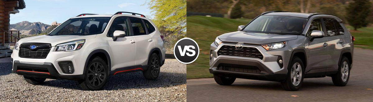Compare 2020 Subaru Forester vs 2020 Toyota RAV4 Fairfax VA