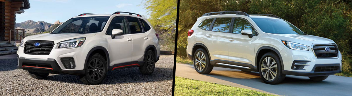 2020 Subaru Forester vs 2020 Subaru Ascent
