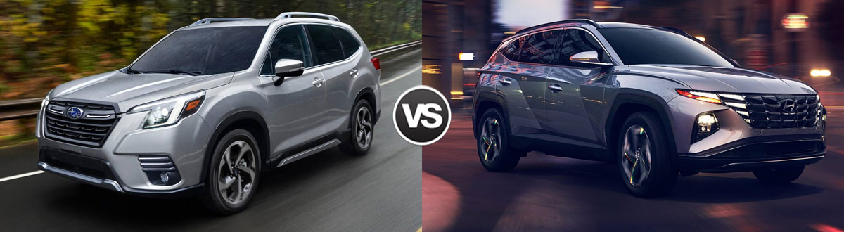 2022 Subaru Forester vs. Hyundai Tucson | Fairfax VA