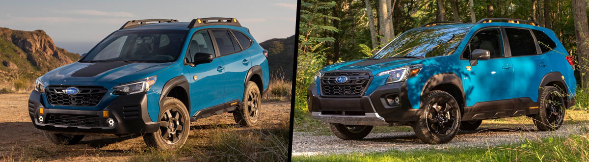 2023 Subaru Outback Wilderness vs 2023 Subaru Forester Wilderness
