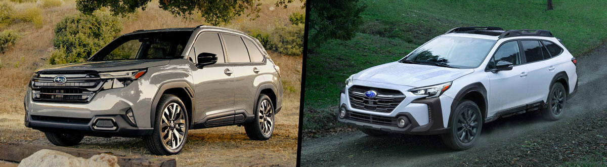 2025 Subaru Forester vs 2025 Subaru Outback