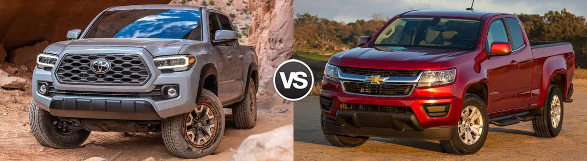 2020 Toyota vs 2020 Chevrolet Colorado Comparison