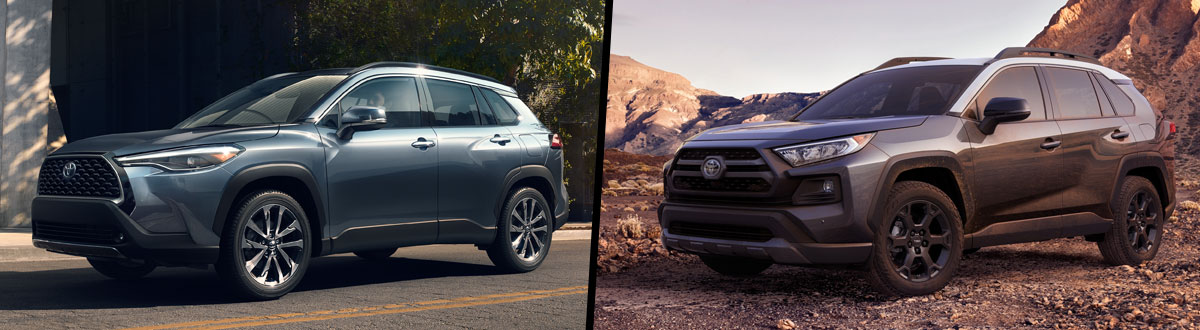 2022 Toyota Corolla Cross vs 2021 Toyota RAV4