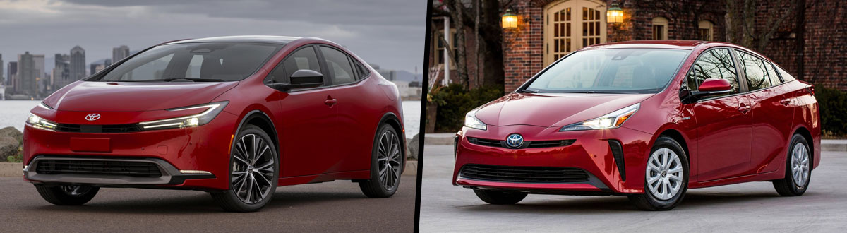 2023 Toyota Prius vs 2022 Toyota Prius