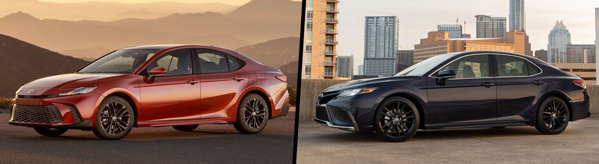 2025 Toyota Camry vs 2024 Toyota Camry