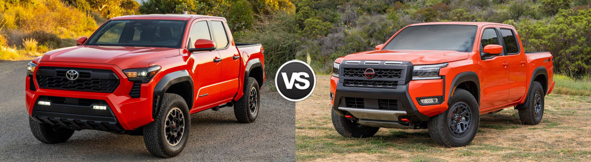 2026 Toyota Tacoma vs 2026 Nissan Frontier