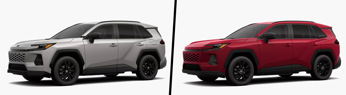 2026 Toyota RAV4 SE vs 2026 Toyota RAV4 XLE Premium