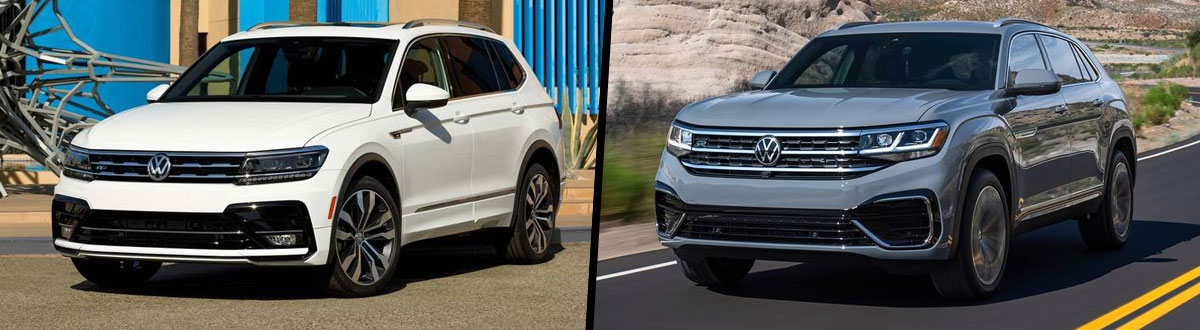 2020 Volkswagen Tiguan Vs Volkswagen Atlas Cross Sport Milwaukee Wi