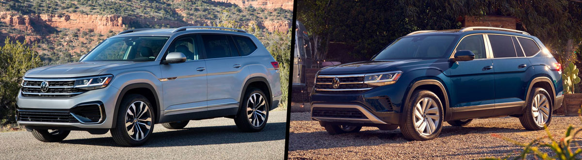 2022 Volkswagen Atlas vs 2021 Volkswagen Atlas