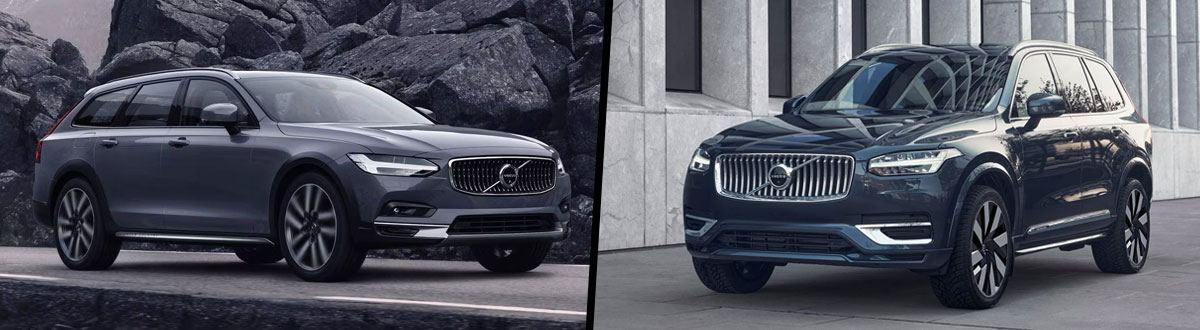 2023 Volvo V90 Cross Country vs 2023 Volvo XC90