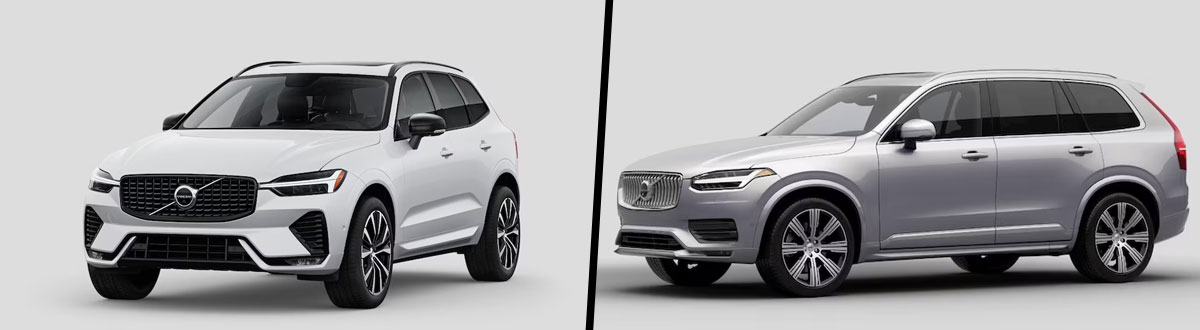 2025 Volvo XC60 vs 2025 Volvo XC90